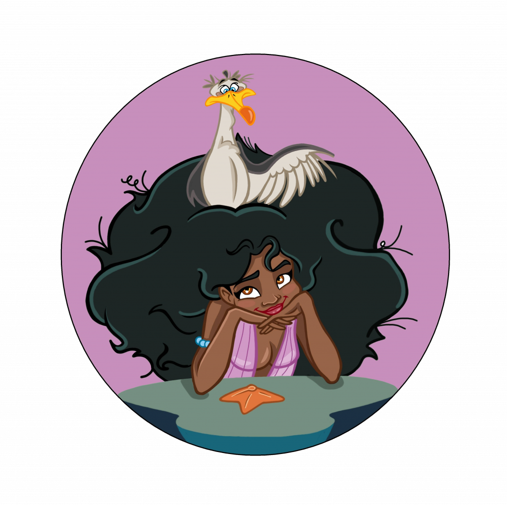 Cheveux mouillés logo